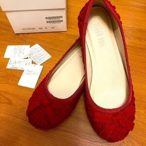 PINK HOUSE japan brand beautiful red ribbon flats